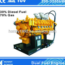 Honny Dual Fuel Generators с 30% дизельным топливом, 70% природным газом